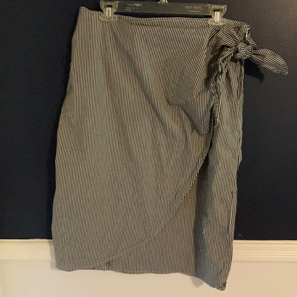 Chaps Wrap Skirt